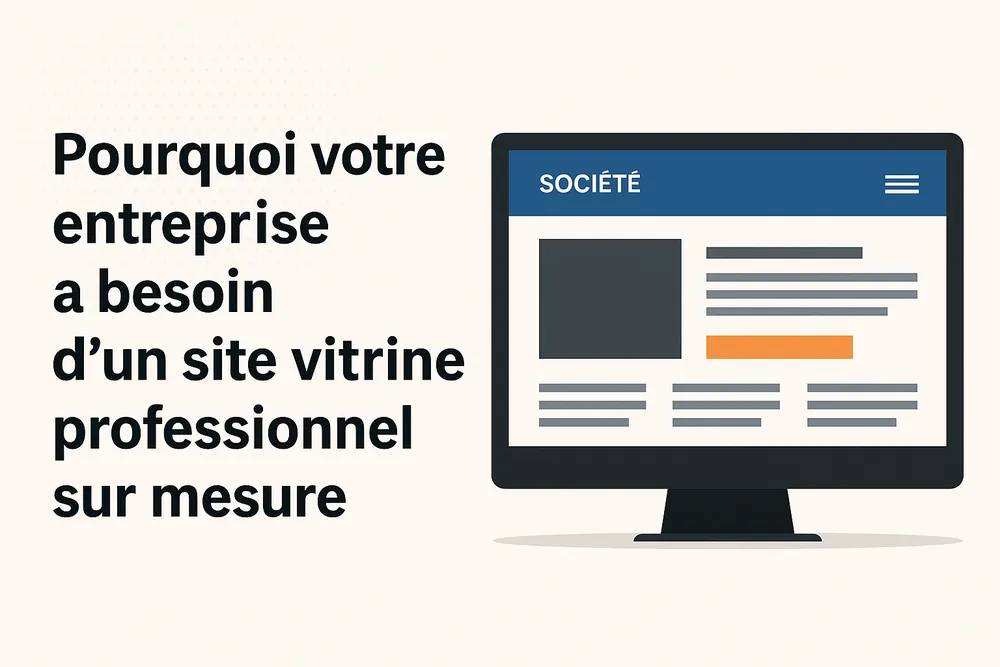 Un site vitrine à votre image : boostez votre crédibilité et votre visibilité en ligne