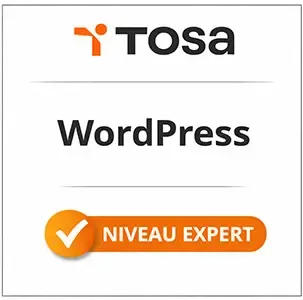 TOSA WordPress · niveau Expert