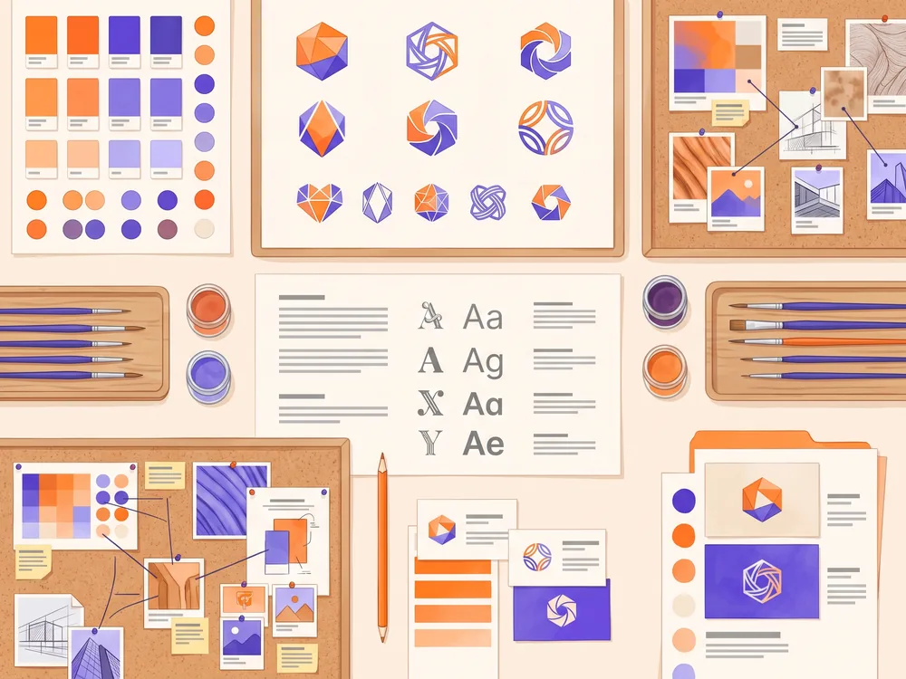 Illustration : identité visuelle et logo, par PROSPEOS