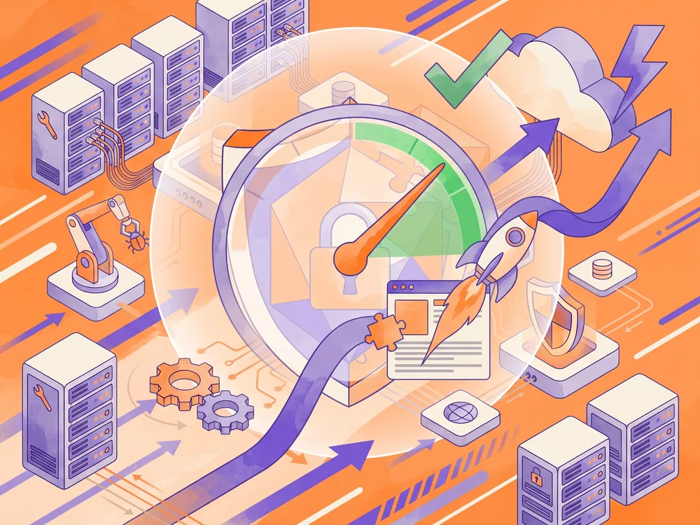 Illustration : optimisation technique et performance web, par PROSPEOS
