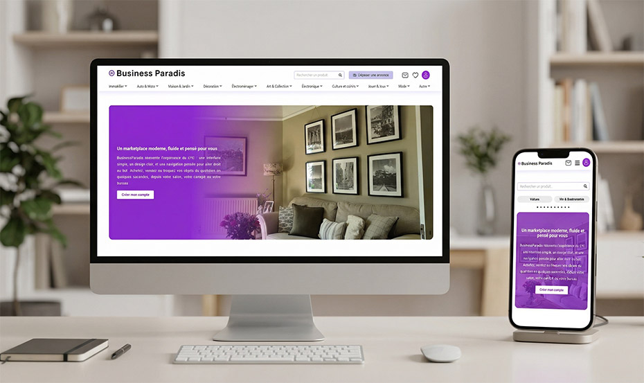 Plateforme WordPress BusinessParadis