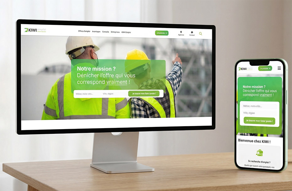 Site vitrine Kiwi Emploi