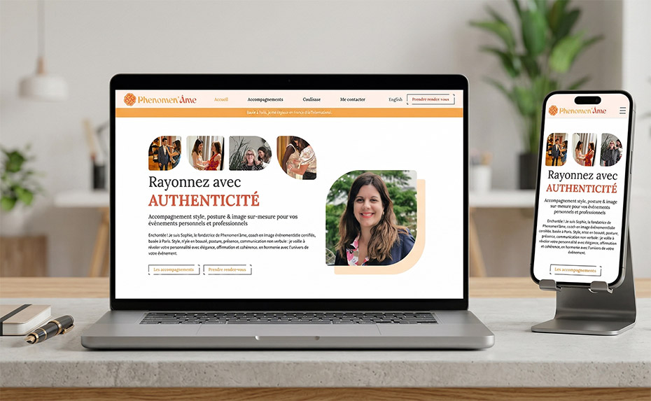 Site vitrine Phenomen'Âme